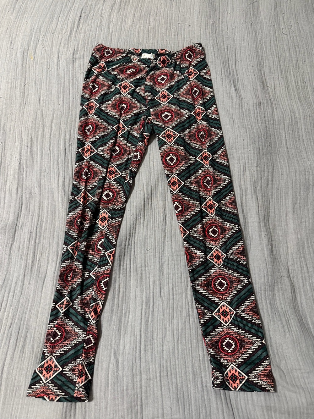 Women's Just Be Stretch Pants Leggings South West Print Size Large.